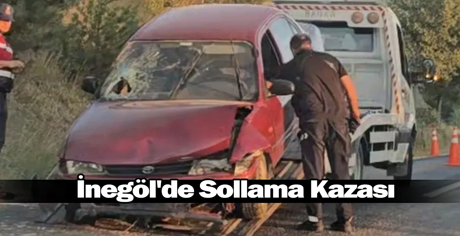 İnegöl'de Sollama Kazası