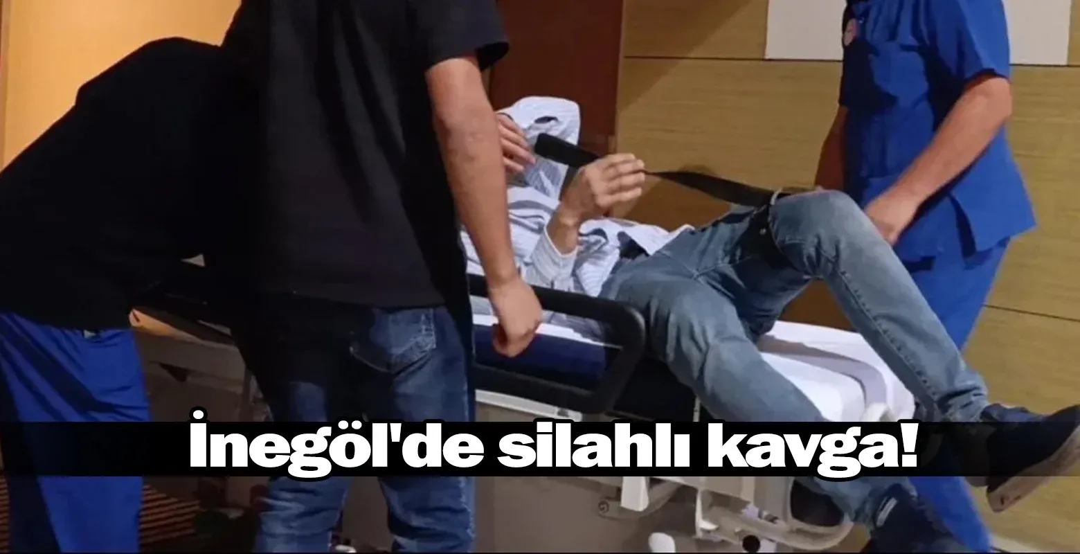 İnegöl'de silahlı kavga!