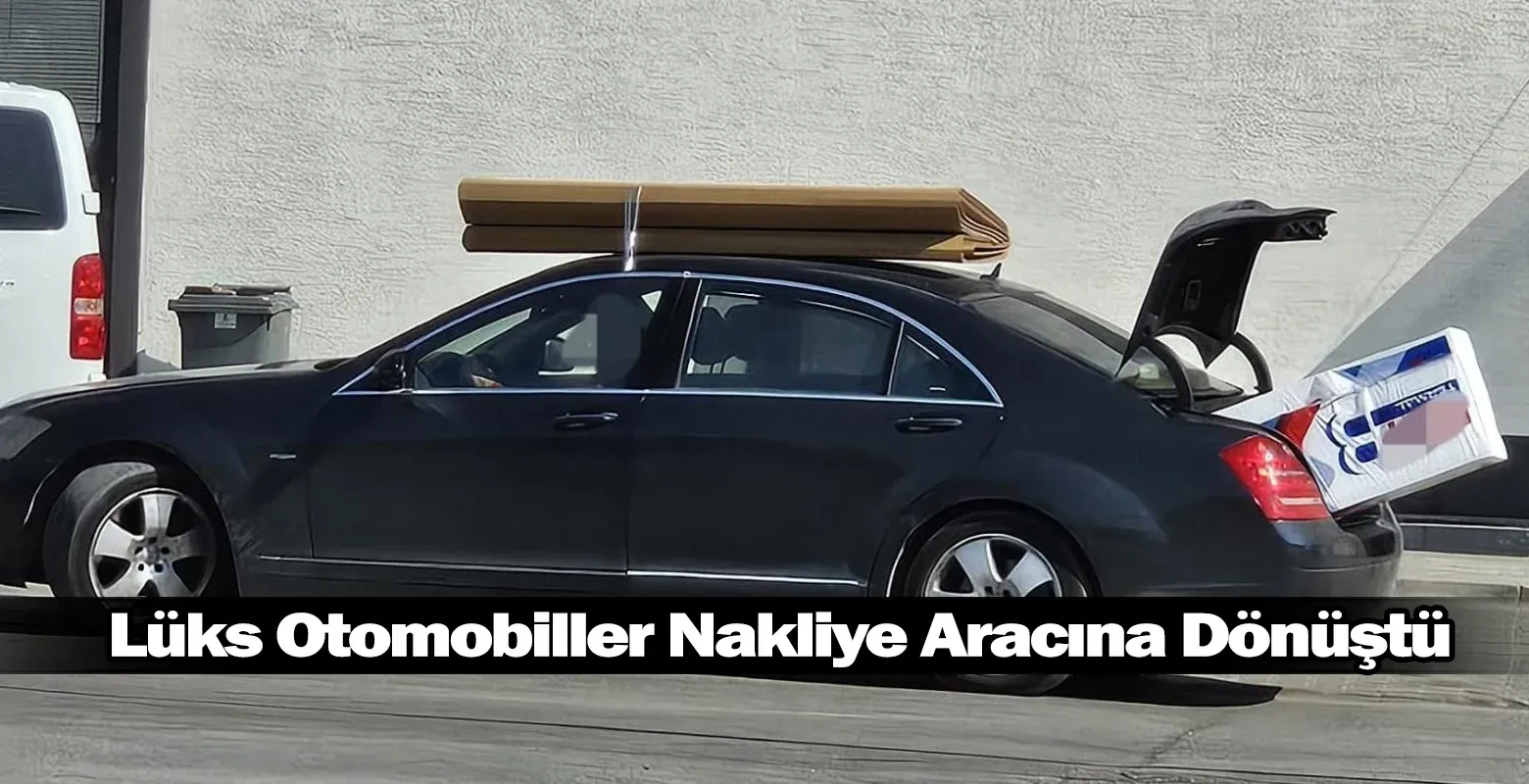 Lüks Otomobiller Nakliye Aracına Dönüştü