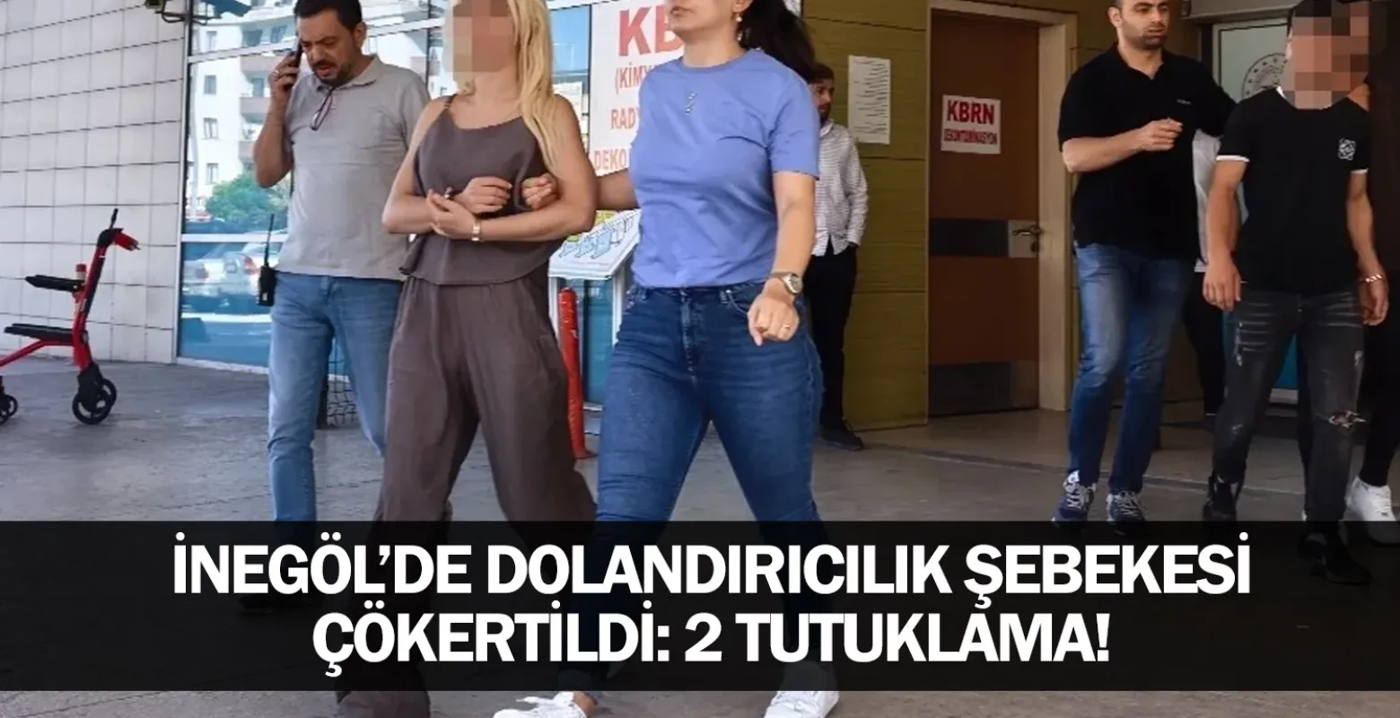 ​İnegöl’de Dolandırıcılık Şebekesi Çökertildi: 2 Tutuklama!