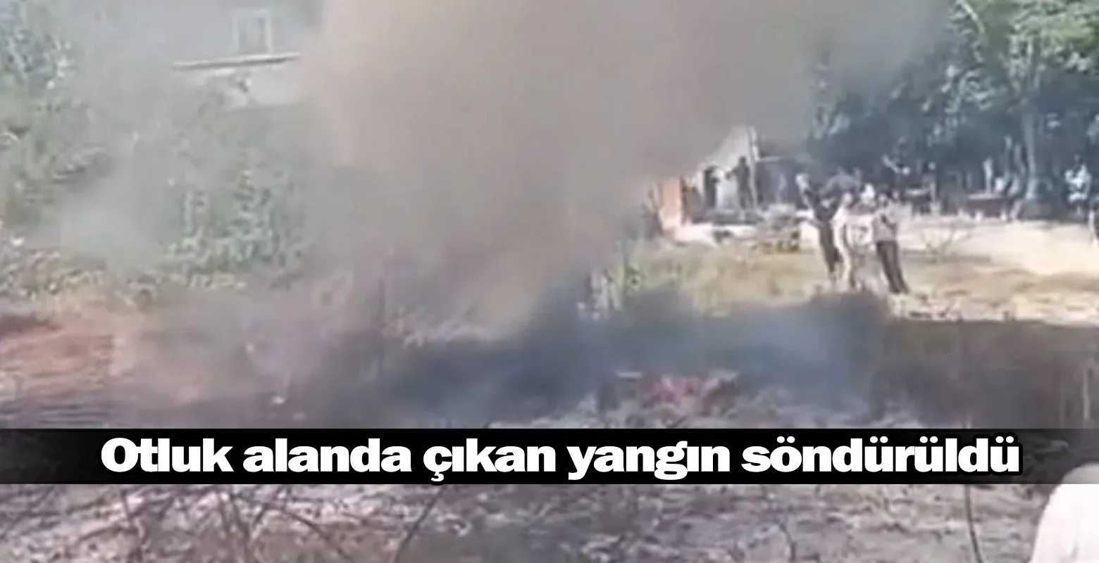 İnegöl'de otluk alanda çıkan yangın söndürüldü
