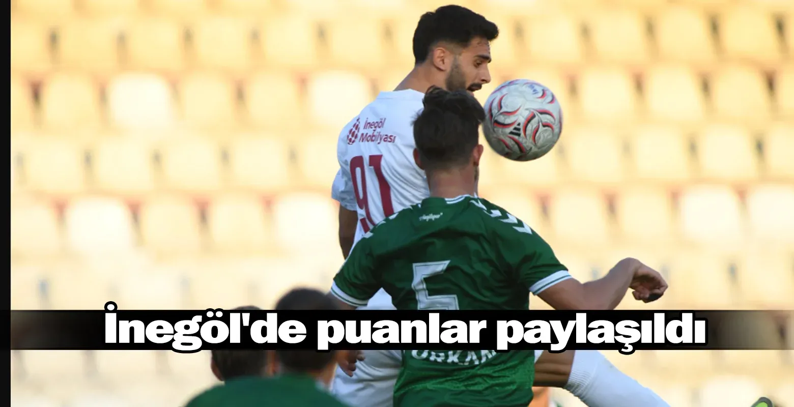 İnegöl'de puanlar paylaşıldı
