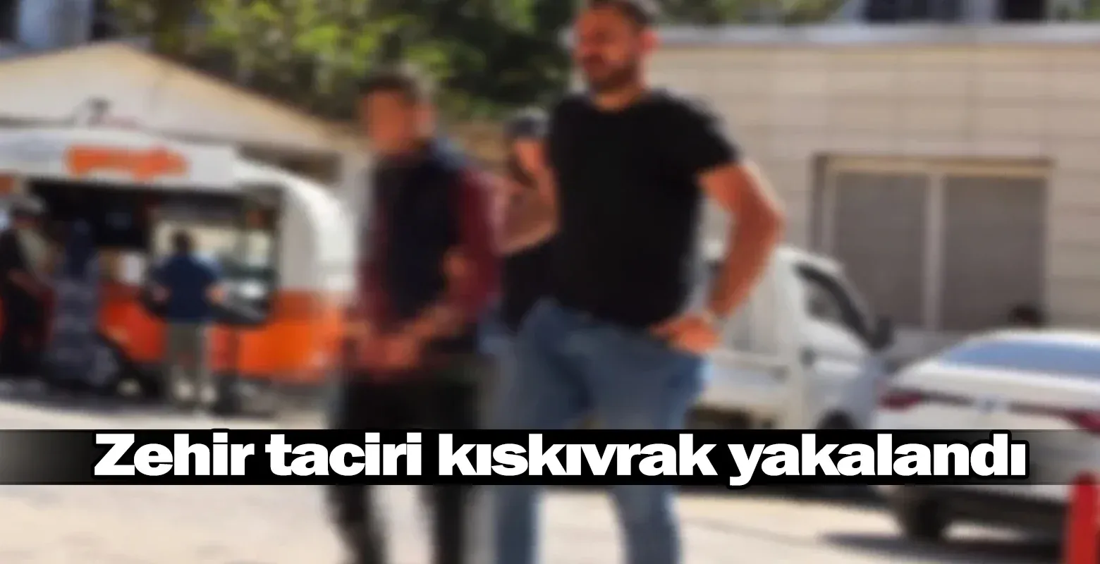 Zehir taciri kıskıvrak yakalandı