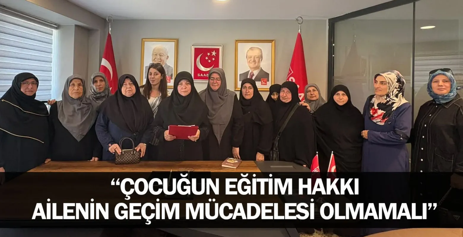 "Çocuğun Eğitim Hakkı Ailenin Geçim Mücadelesi Olmamalı"
