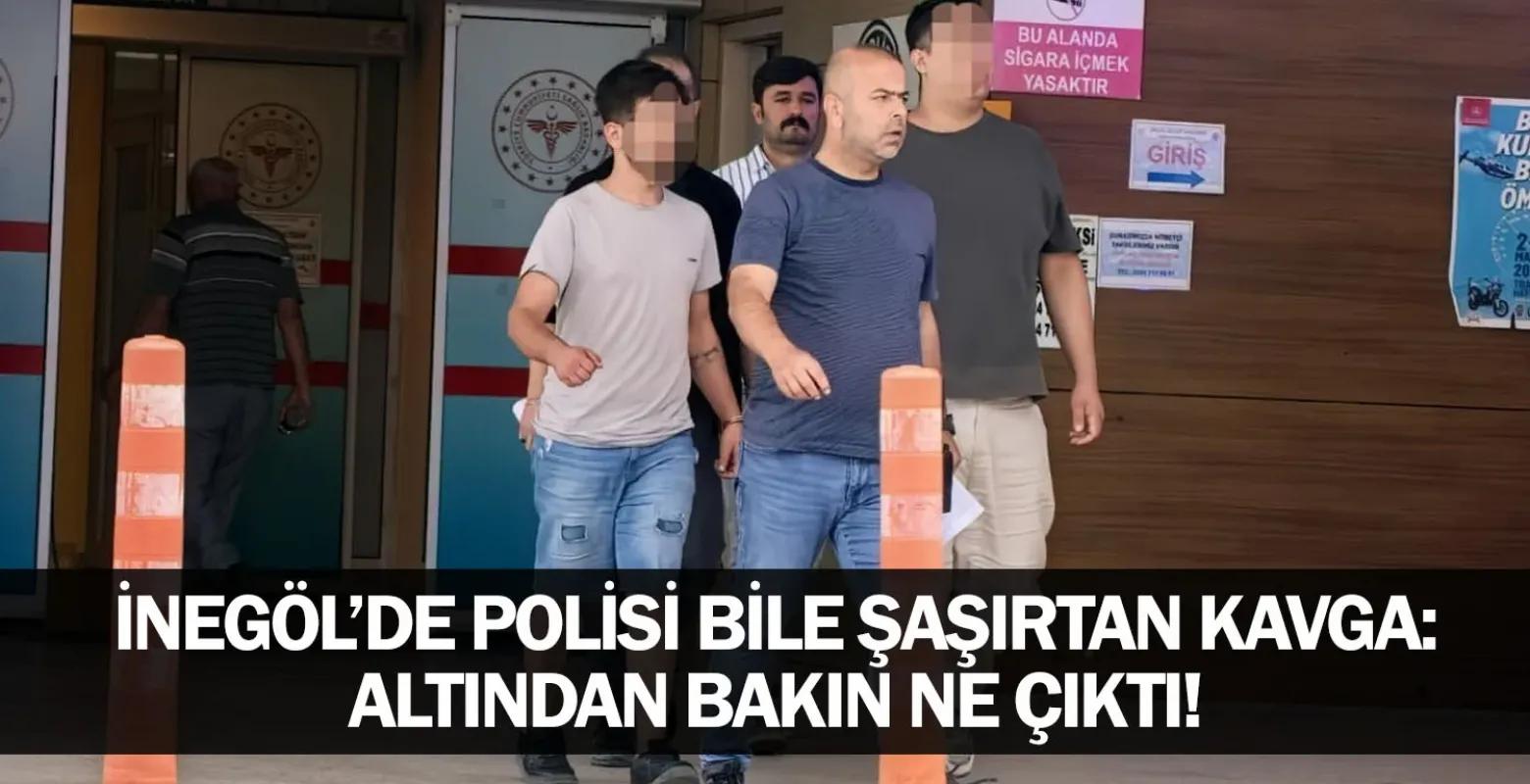 İnegöl’de Polisi Bile Şaşırtan Kavga: Altından Bakın Ne Çıktı!