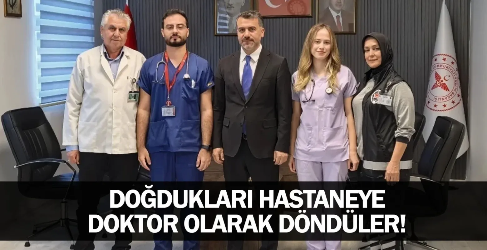 ​Doğdukları Hastaneye Doktor Olarak Döndüler!