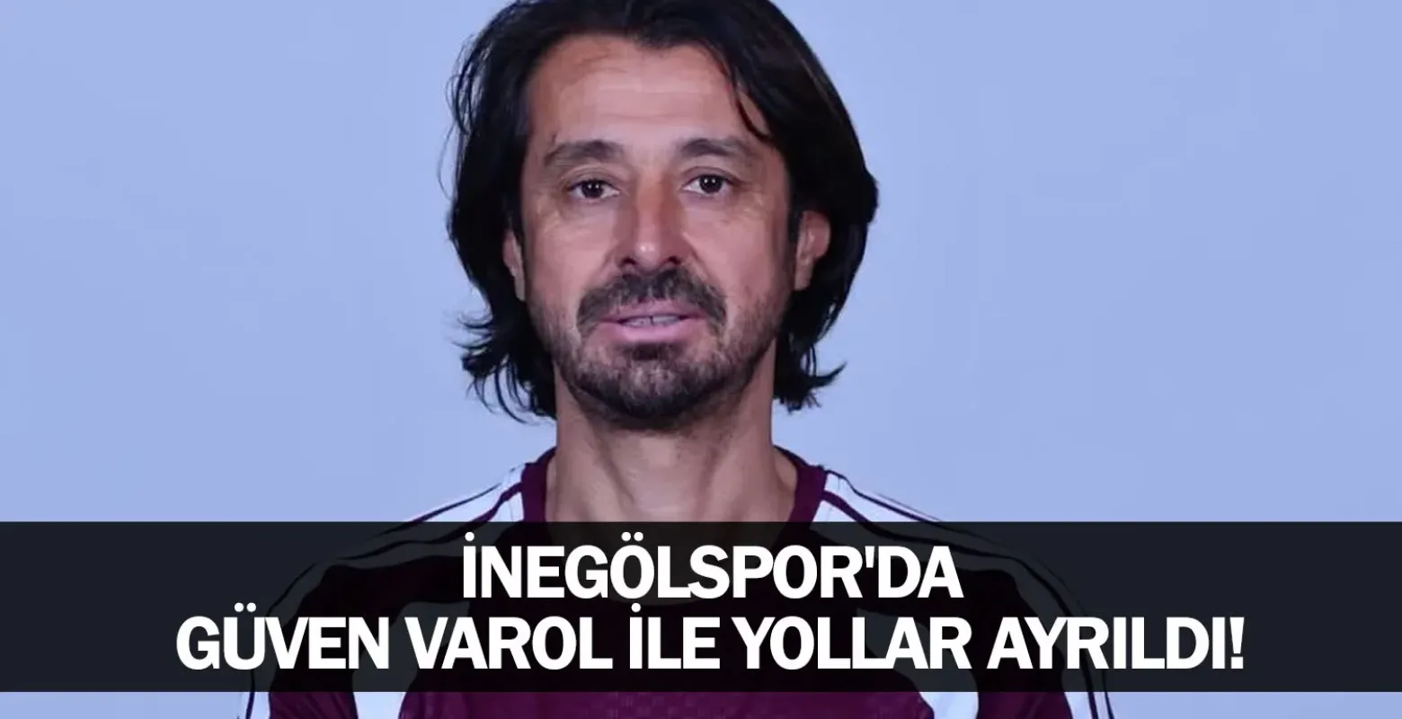 İnegölspor'da Güven Varol İle Yollar Ayrıldı!