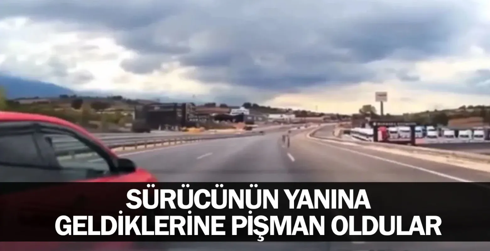 Sürücünün Yanına Geldiklerine Pişman Oldular