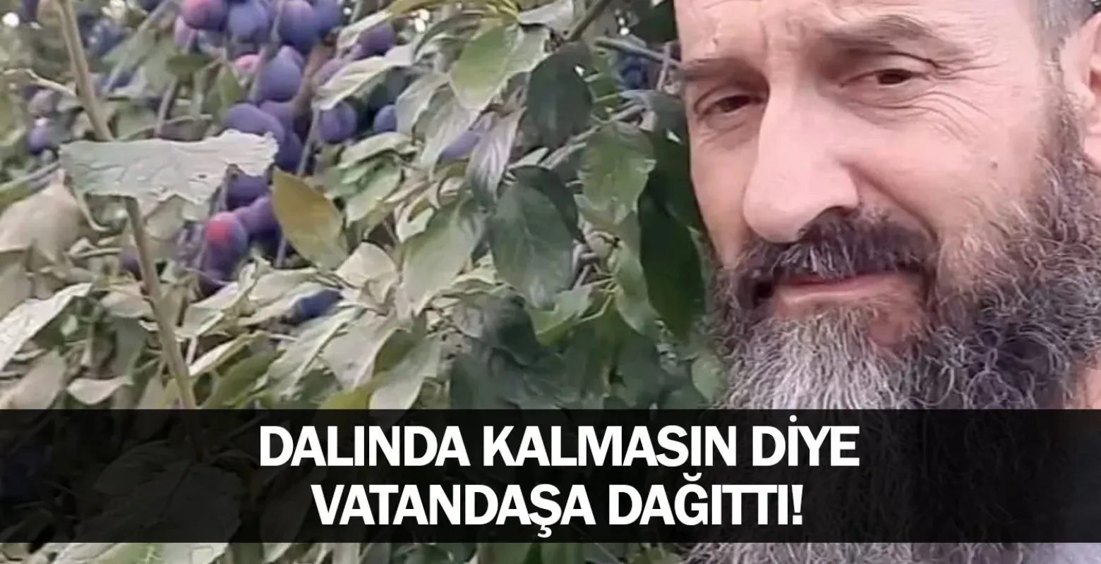 Dalında kalmasın diye vatandaşa dağıttı!