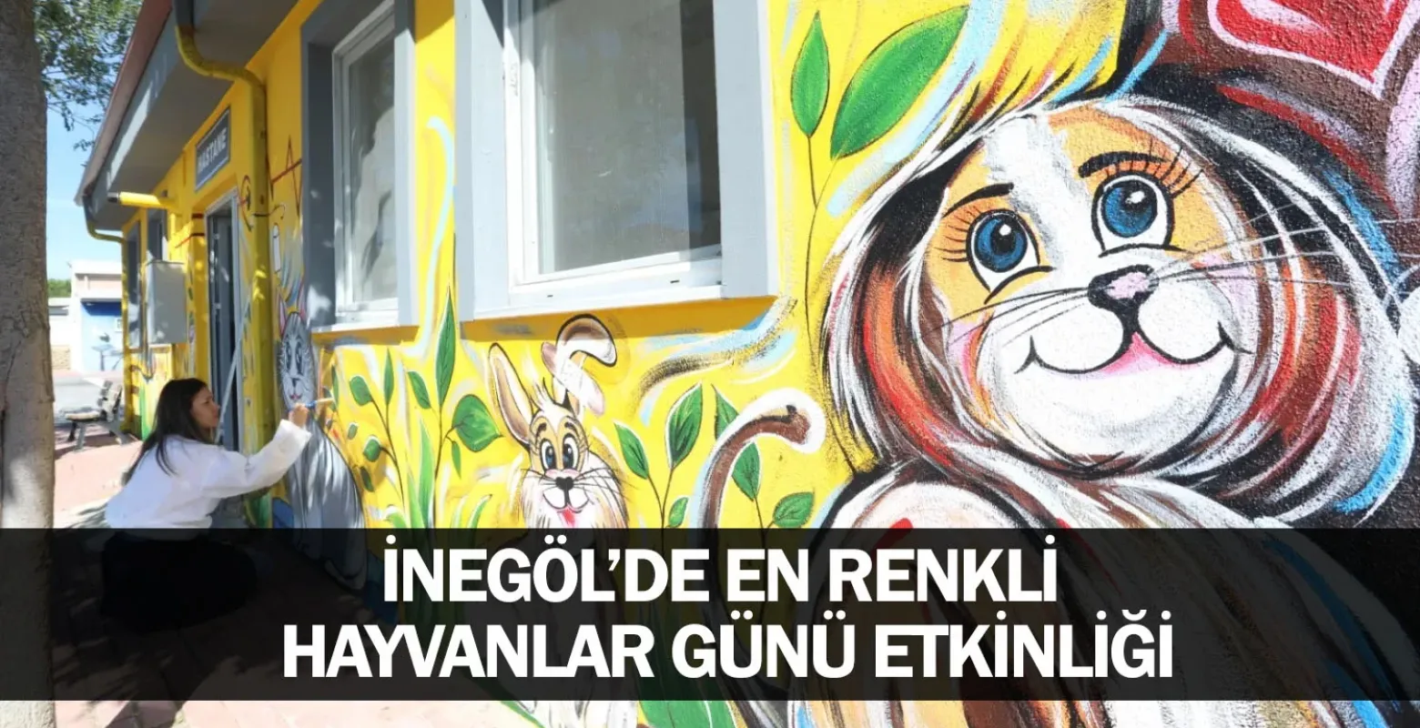 İnegöl’de En Renkli Hayvanlar Günü Etkinliği