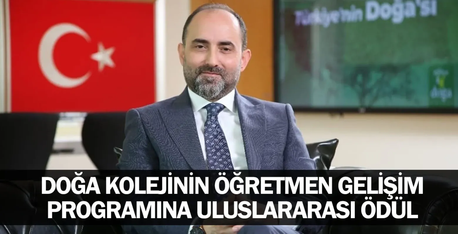 Doğa Kolejinin Öğretmen Gelişim Programına Uluslararası Ödül