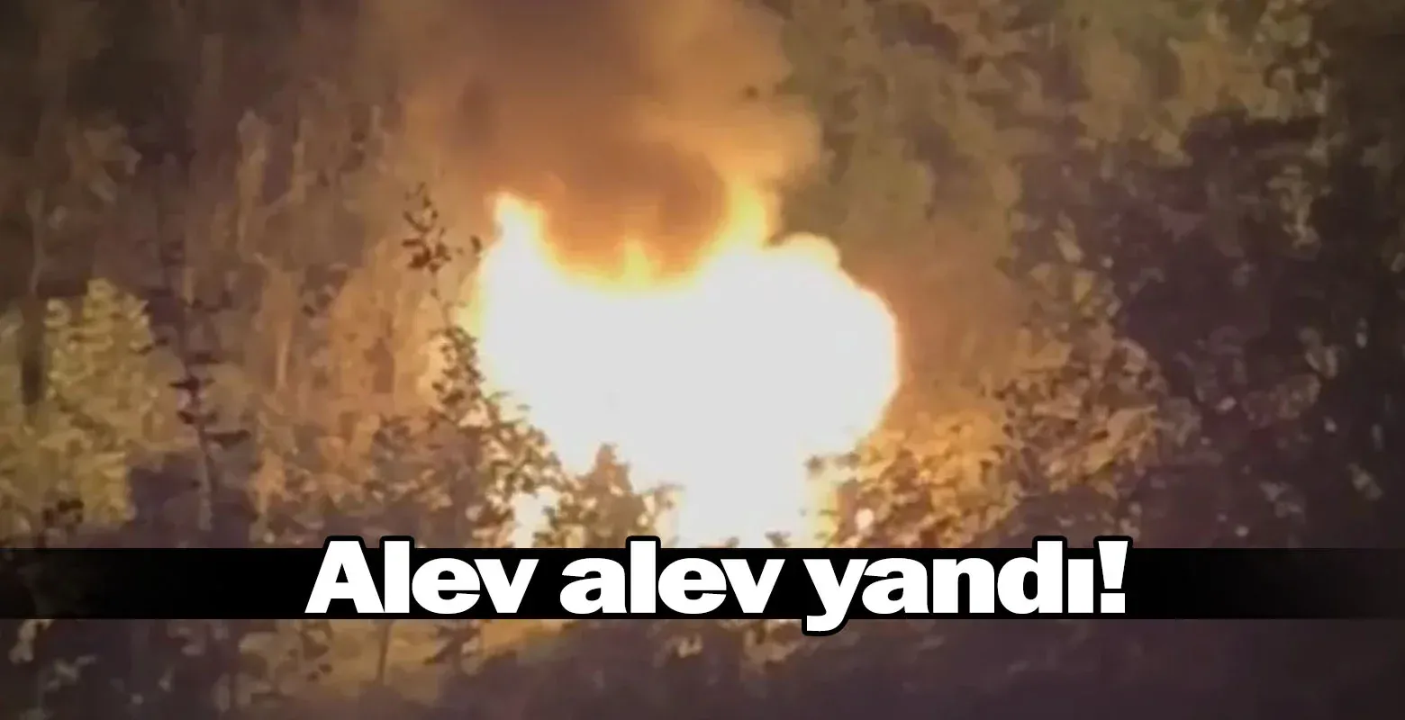 Alev alev yandı!