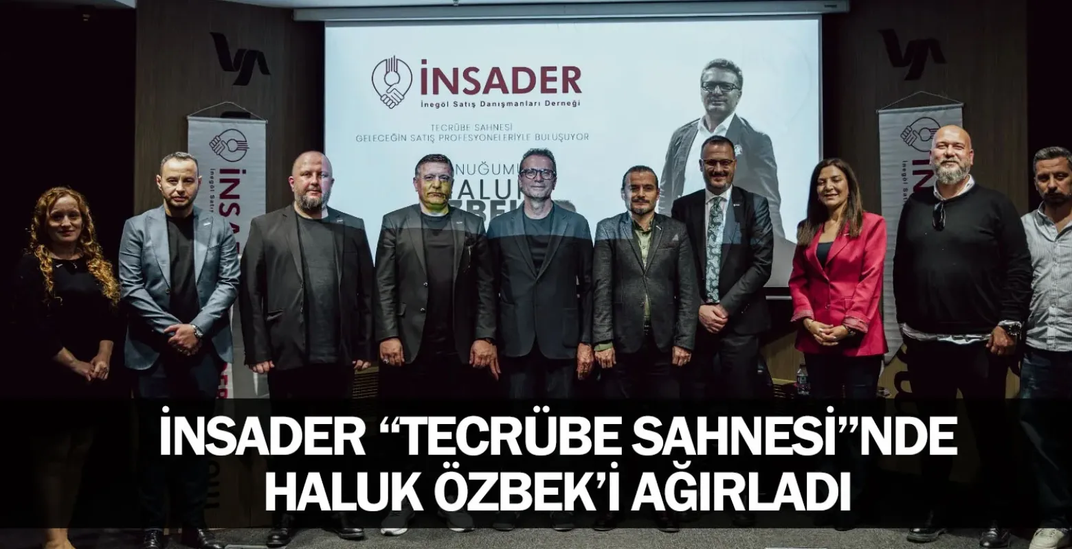 ​İNSADER “Tecrübe Sahnesi”nde Haluk Özbek’i Ağırladı