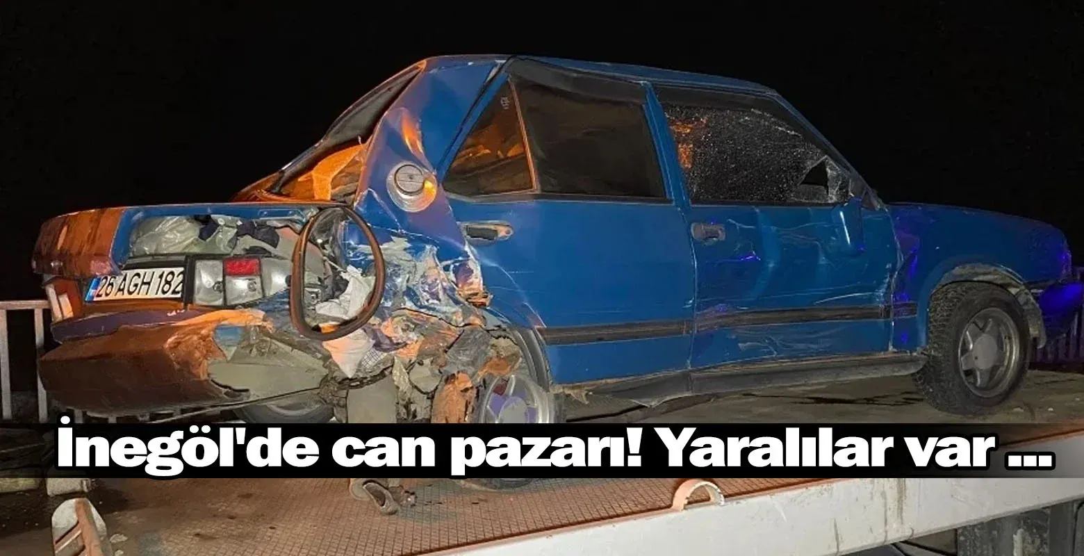 İnegöl'de can pazarı! Yaralılar var ...