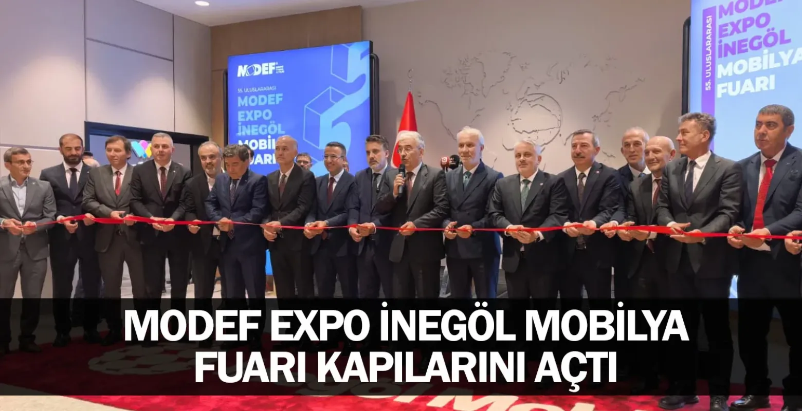 Modef Expo İnegöl Mobilya Fuarı Kapılarını Açtı
