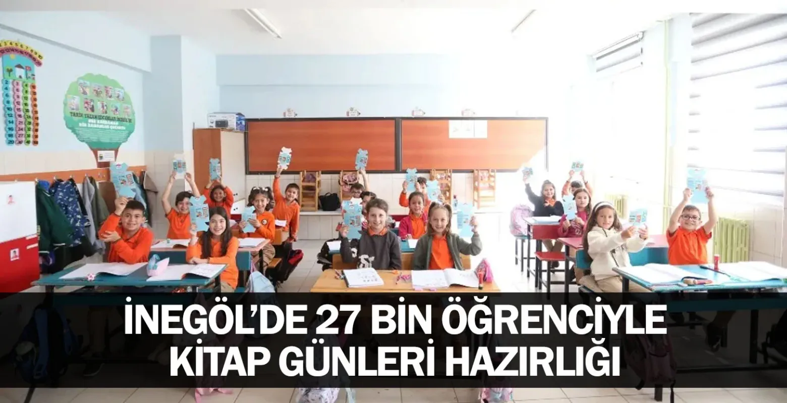 İnegöl’de 27 Bin Öğrenciyle Kitap Günleri Hazırlığı