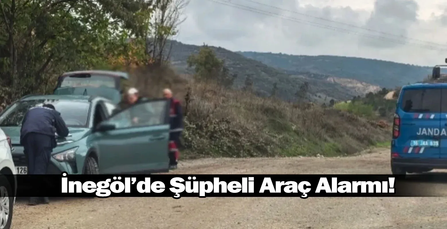 İnegöl’de Şüpheli Araç Alarmı: Kapıları Açık ve Lastiği Patlak Halde Terk Edilmiş Bulundu!