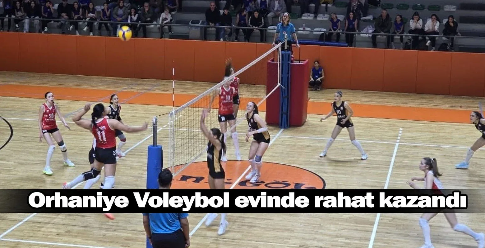 Orhaniye Voleybol evinde rahat kazandı