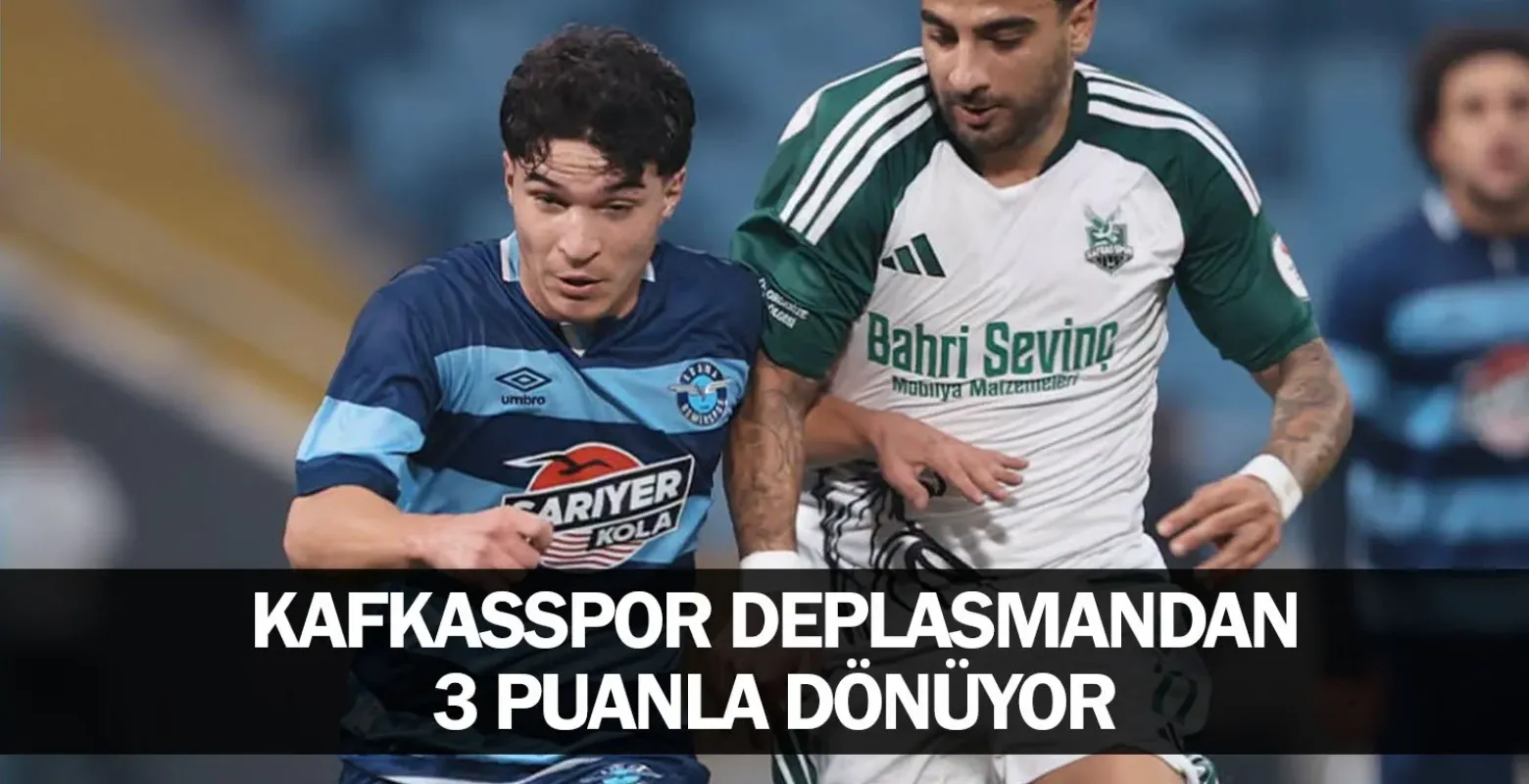 Kafkasspor deplasmandan 3 puanla dönüyor