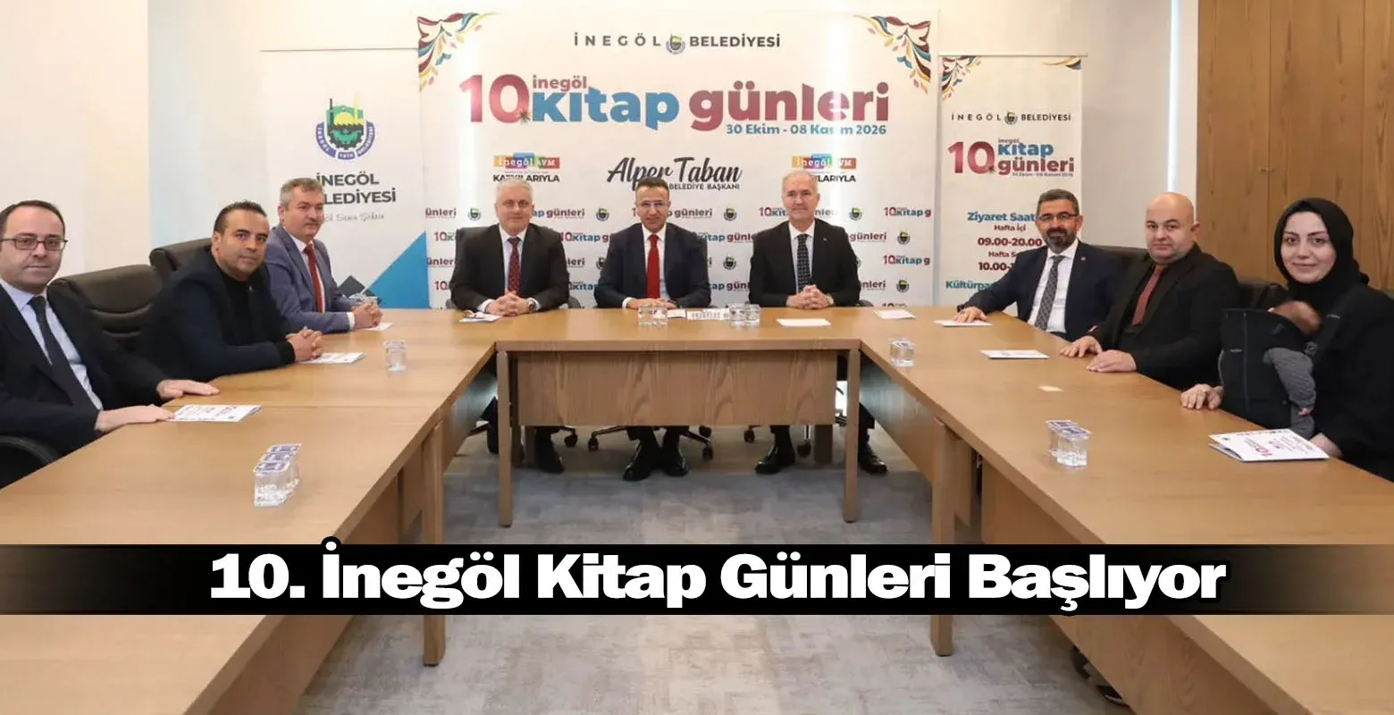 10. İnegöl Kitap Günleri Başlıyor
