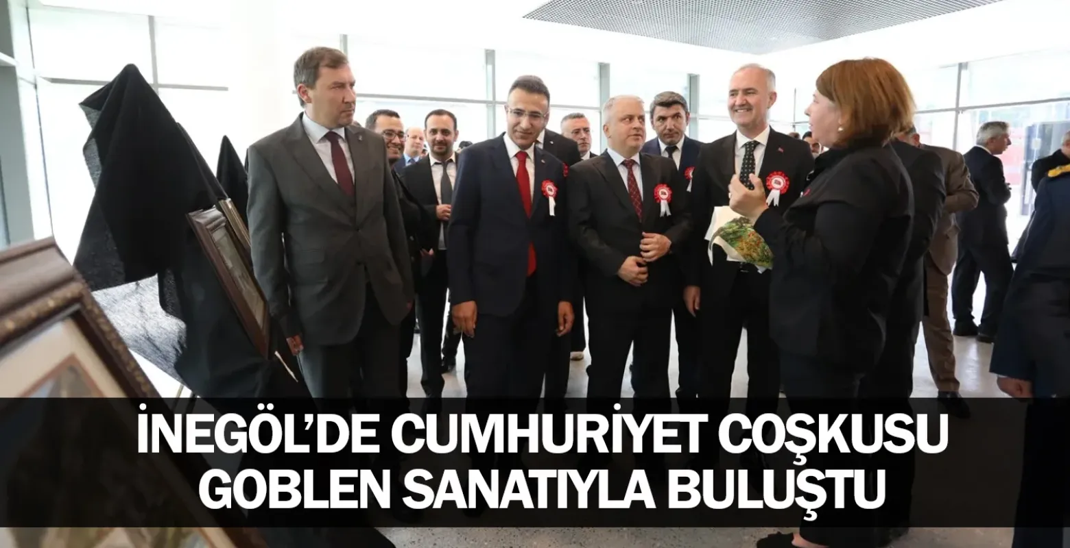 İnegöl’de Cumhuriyet Coşkusu Goblen Sanatıyla Buluştu