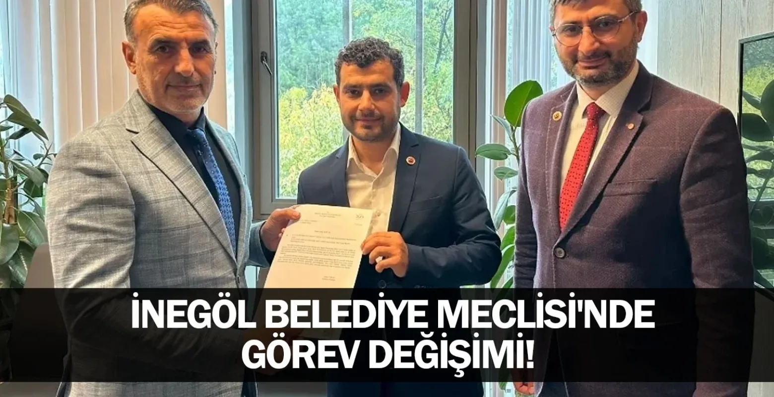 ​Orhan Bektaş İnegöl Belediye Meclisi Üyesi Oldu