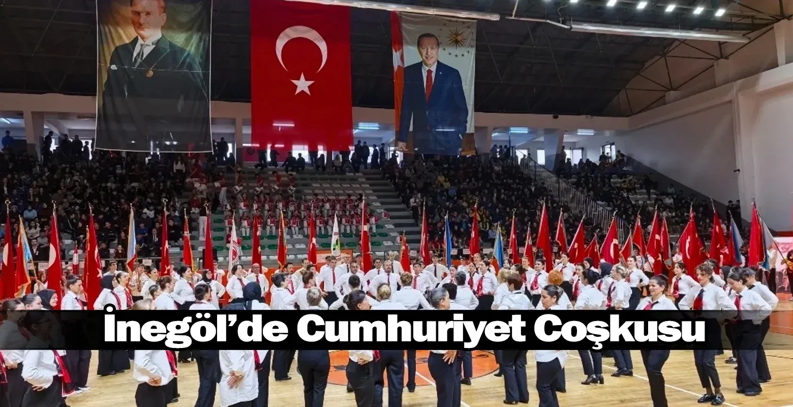 ​İnegöl’de Cumhuriyet Coşkusu