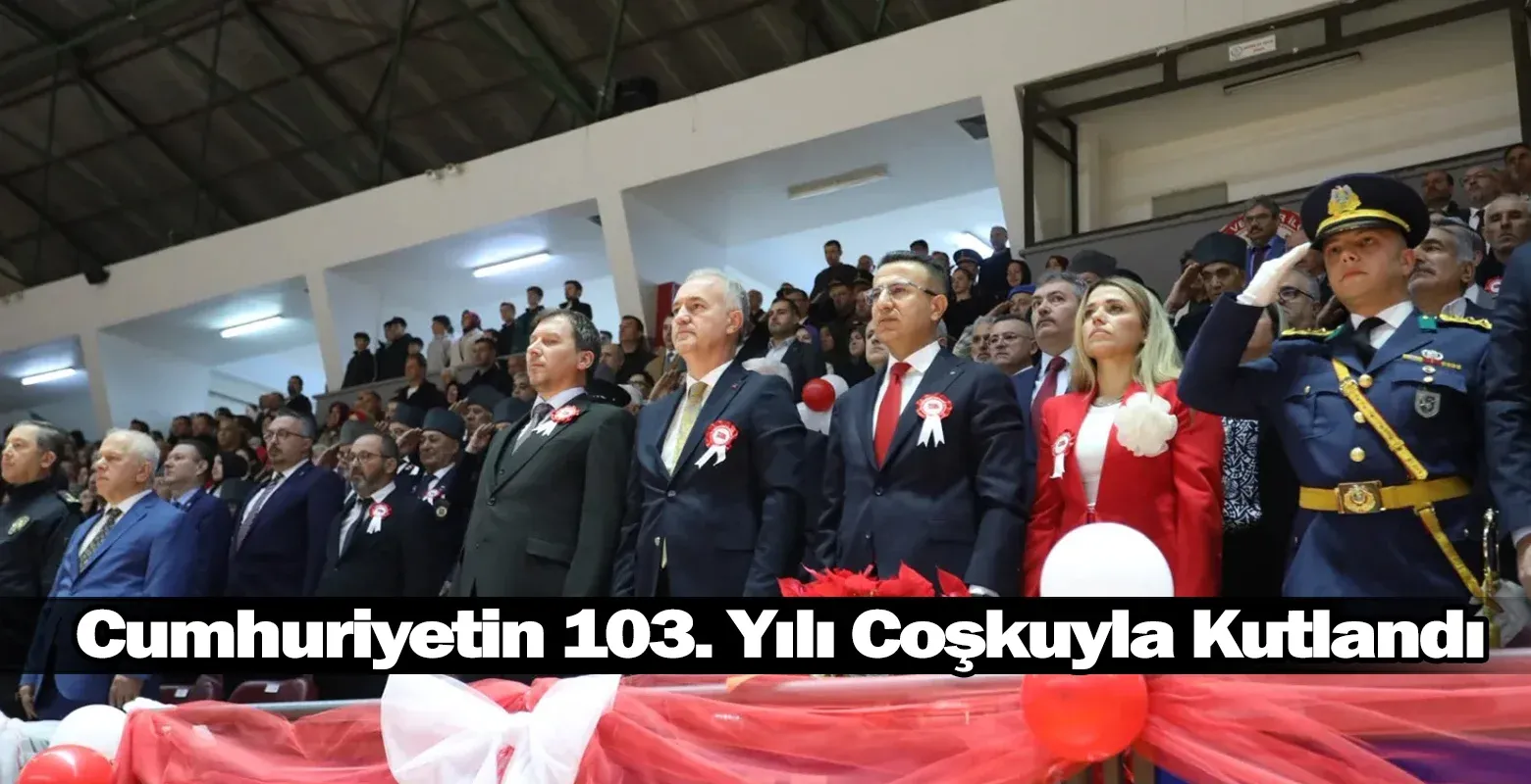 İnegöl’de Cumhuriyetin 103. Yılı Coşkuyla Kutlandı