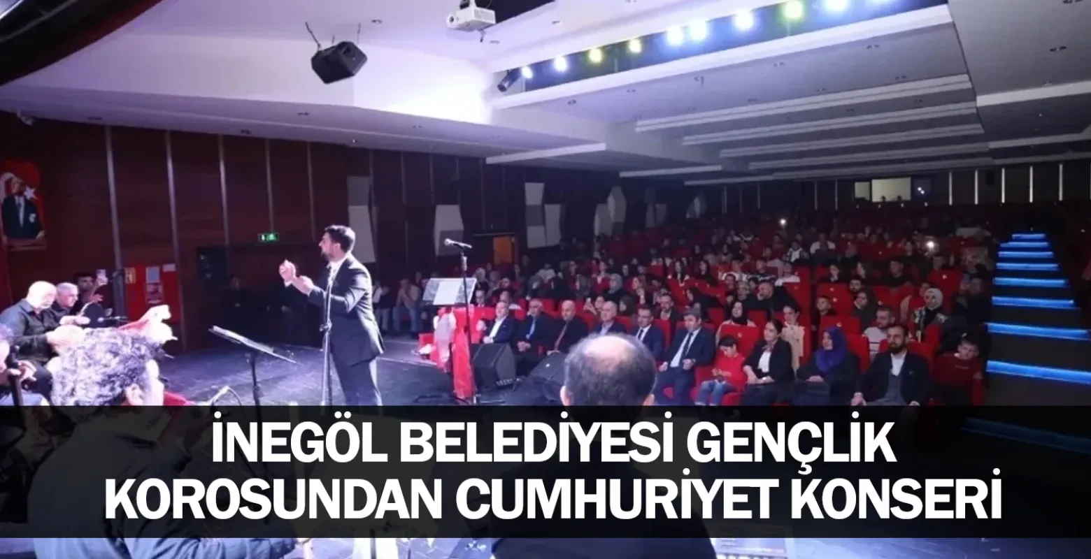 İnegöl Belediyesi Gençlik Korosundan Cumhuriyet Konseri