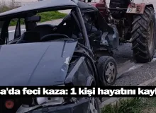Bursa'da feci kaza: 1 kişi hayatını kaybetti