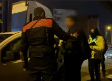 Polisin alkollü sürücüyle imtihanı