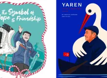 "Adem Amca ve Yaren Leylek Sergisi" büyük ilgi gördü