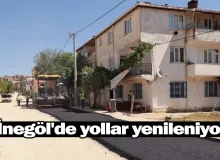 İnegöl'de yollar yenileniyor