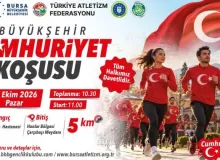 Cumhuriyet coşkusu Büyükşehir koşusuyla yaşanacak