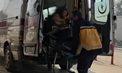 Hastaneye böyle geldi!