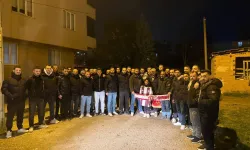 İnegölspor taraftarından Muhammed'e moral