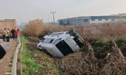 Şarampole yuvarlandı!