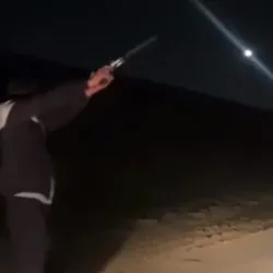 Havaya ateş ettiği anları sosyal medyada paylaşınca...