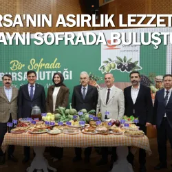 Bursa'nın asırlık lezzetleri aynı sofrada buluştu