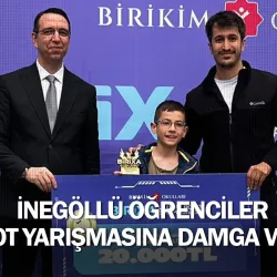 İnegöllü Öğrenciler Robot Yarışmasına Damga Vurdu