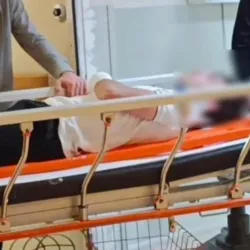Motosiklet sürücüsü hastanelik oldu!