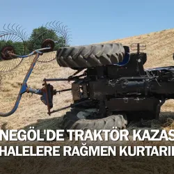 İnegöl'de traktör kazası: Müdahalelere rağmen kurtarılamadı