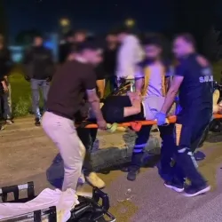 İnegöl'de üç motosiklet birbirine girdi!