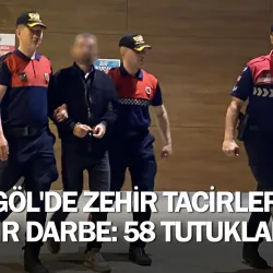 İnegöl'de zehir tacirlerine darbe: 58 tutuklama