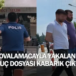 Kovalamacayla yakalandı, suç dosyası kabarık çıktı