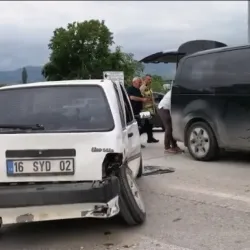 'Kaza Kavşağı'nda bir kaza daha!