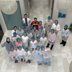 Bursalı öğrenciler süt fabrikasını gezdi