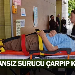 Vicdansız sürücü çarpıp kaçtı!