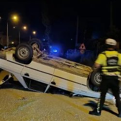 Çevre yolunda kaza
