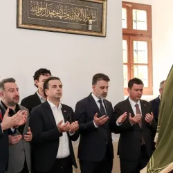 Sultan 1. Murad Han, Kosova'daki türbesinde anıldı